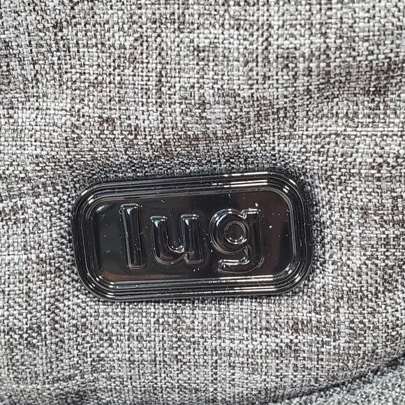 Lug Moped Purse Womens Heathered Grey Crossbody Shoulder Day Bag EUC - Picture 3 of 11